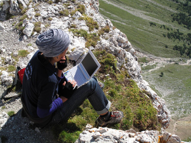 bei der Santnerpass-H&uuml;tte