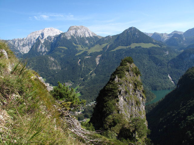 Hoher G&ouml;ll vom Gr&uuml;nstein-Klettersteig aus