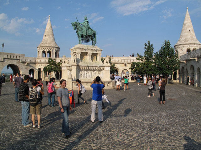 Daniela auf der Fischerbastei (13. Sept.)