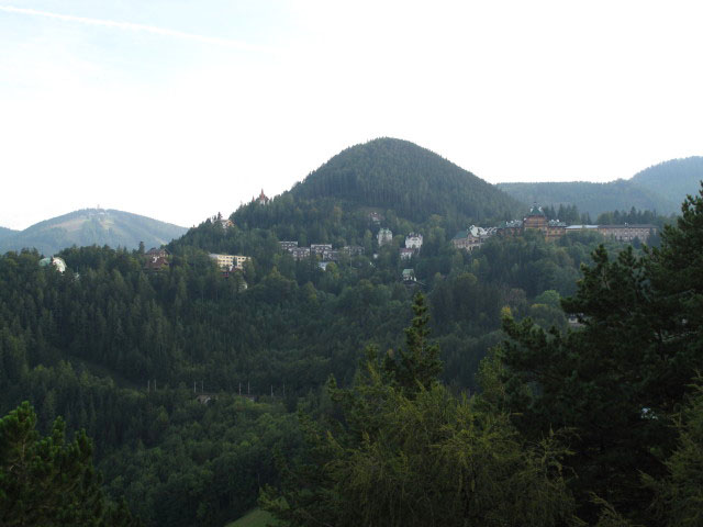 Semmering von der Doppelreiterwarte aus (15. Sept.)
