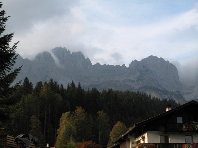 Wilder Kaiser von Ellmau aus (25. Sept.)