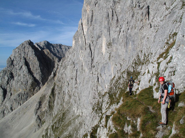 Max und Daniela am Kopft&ouml;rlgrat (26. Sept.)