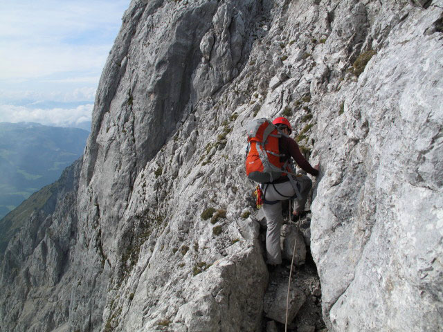 Daniela am Kopftörlgrat (26. Sept.)