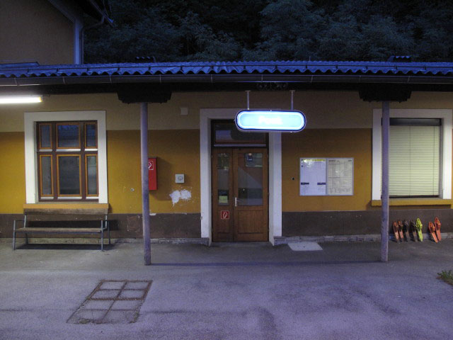 Bahnhof Penk, 899 m (3. Okt.)