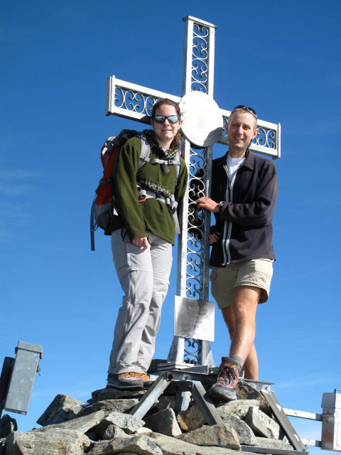 Daniela und ich am Reißeck, 2.965 m (3. Okt.)