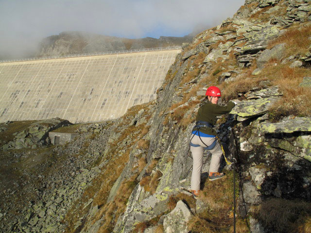 Übungsklettersteig Reißeckhütte: Daniela (3. Okt.)