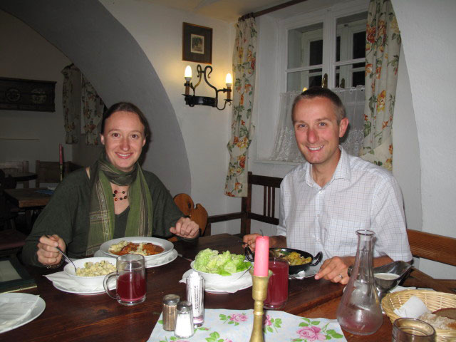 Carmen und ich im 'Schreiberhaus'