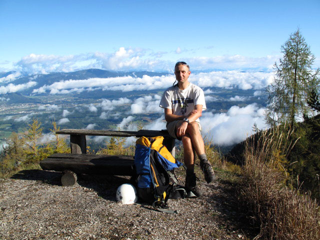 Ich bei der Mitzl-Moitzl-H&uuml;tte