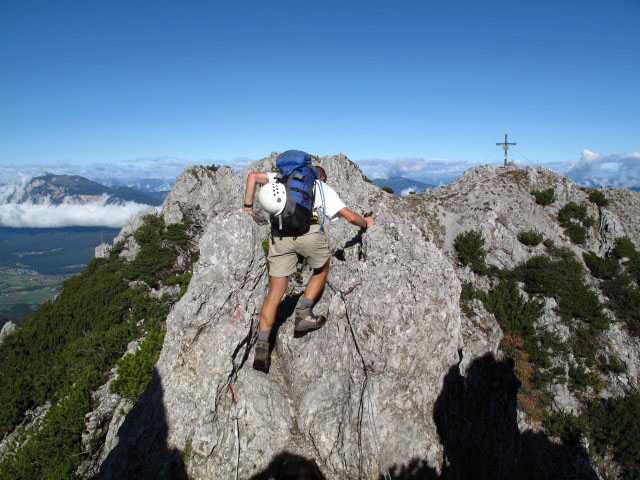 Ich zwischen Mitzl-Moitzl-H&uuml;tte und Mallestiger Mittagskogel