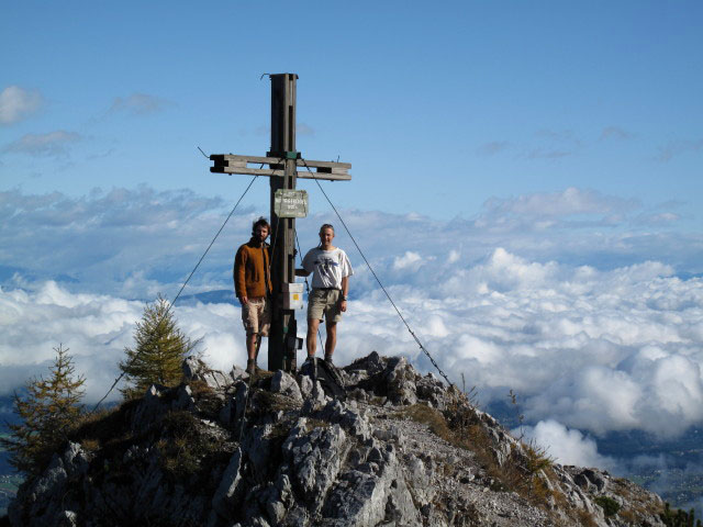 Thomas und ich am Mallestiger Mittagskogel, 1.801 m
