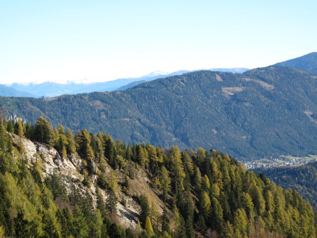 von der Napalnalm Richtung Osten (25. Okt.)