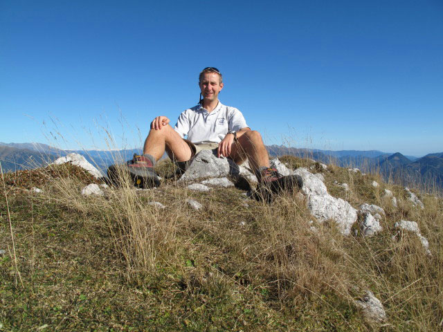 Ich am Sattelnock, 2.033 m (25. Okt.)