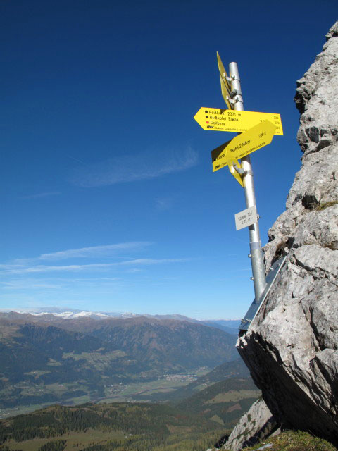 Köfeletörl, 2.129 m (25. Okt.)