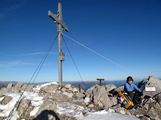 Irene am Reißkofel, 2.371 m (25. Okt.)
