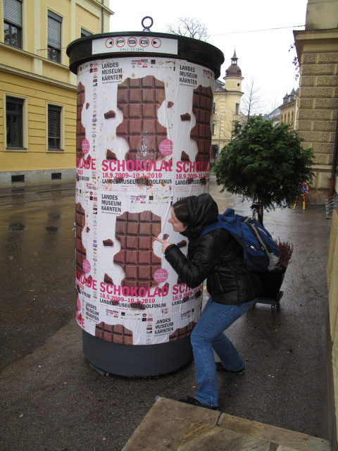 Daniela beim Landesmuseum K&auml;rnten (8. Dez.)