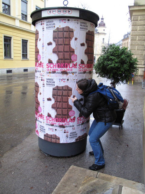 Daniela beim Landesmuseum K&auml;rnten (8. Dez.)