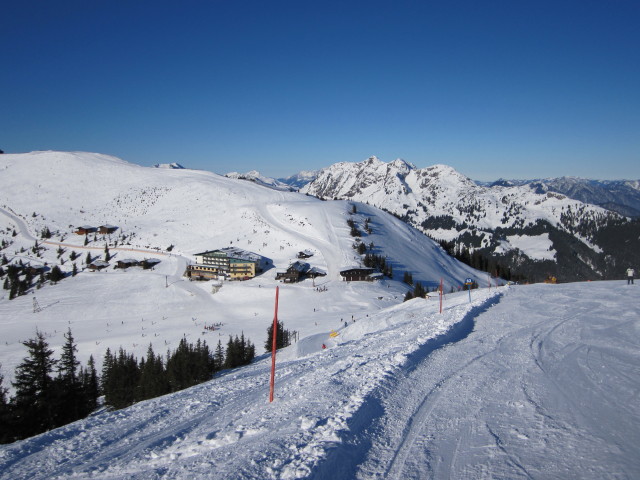 Piste 'von Leogang nach Saalbach' (16. Jän.)