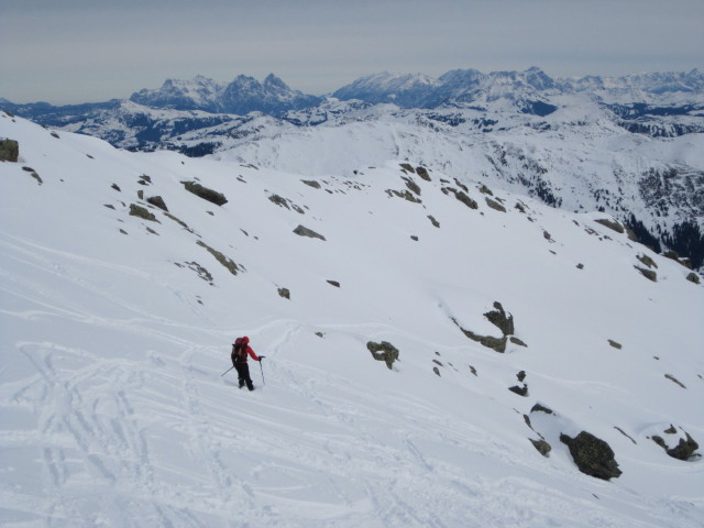 Gudrun zwischen Schafsiedel und Manzenkar (24. Jän.)