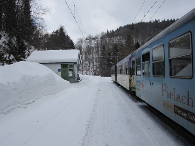 R 6805 im Bahnhof Puchenstuben, 804 m