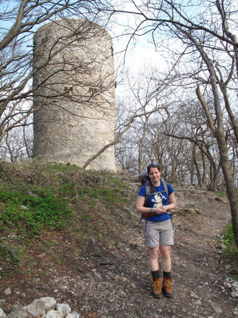 Daniela bei der Wilhelmswarte, 675 m