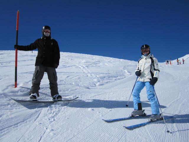 Markus und Mama auf der Piste 70 (12. Apr.)