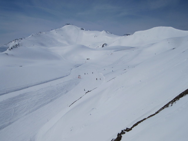 Piste 62 von der Flimjochbahn aus (15. Apr.)