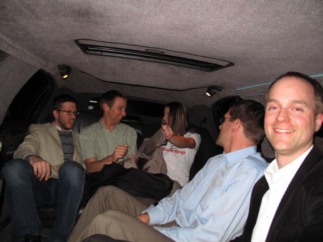 Norbert, ich, Jenny, Andreas und Florian (23. Apr.)