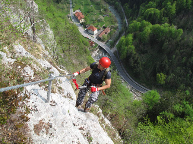 Marijan in der Schlusswand