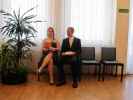 Daniela und ich im Standesamt Donaustadt (6. Mai)