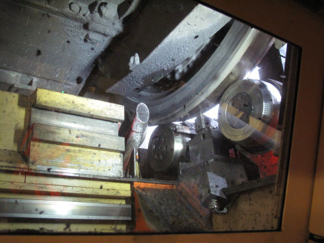 Tandem-Unterflurradsatzdrehbank