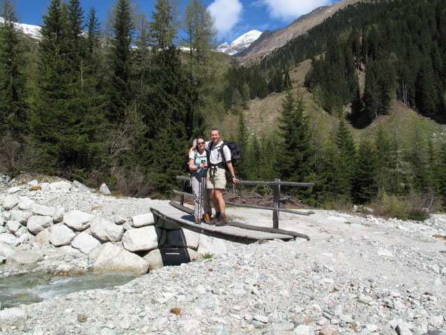 Daniela und ich auf Weg 7 zwischen Ahnersäge und Durralm (22. Mai)