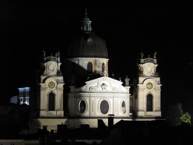 Kollegienkirche von der Steinterrasse aus (25. Mai)