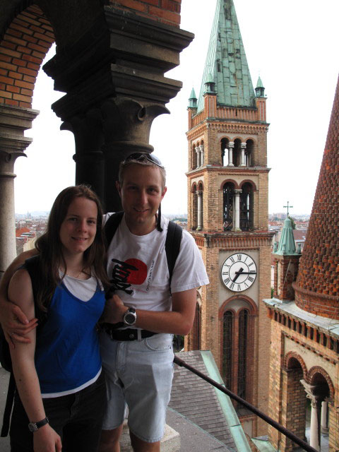 Daniela und ich in der Antoniuskirche