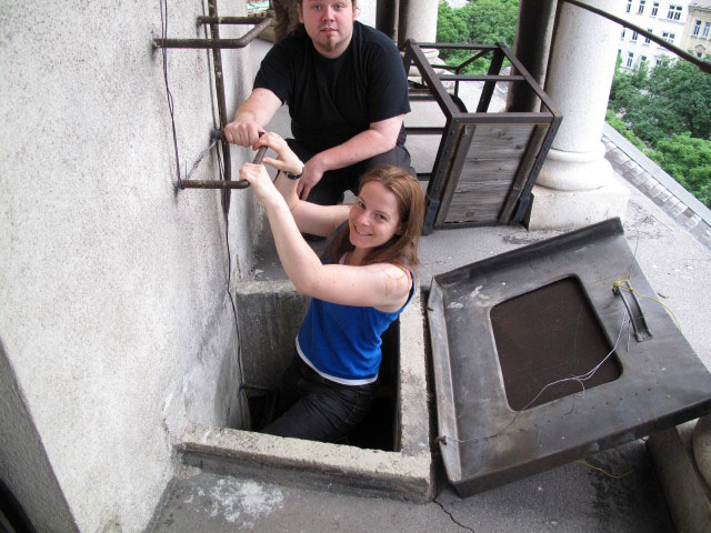 Daniela in der Antoniuskirche