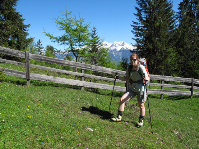 Daniela zwischen Kapfers und Jochkreuz
