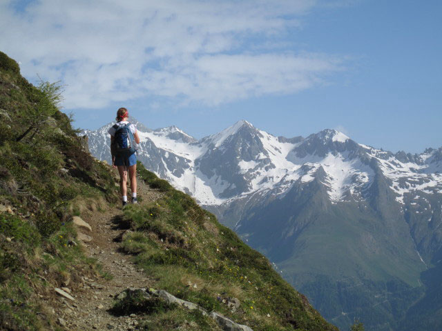 Carley zwischen Zupalseehütte und Steinkas (12. Juni)