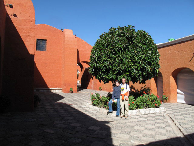 Daniela und ich im Monasterio de Santa Catalina in Arequipa (5. Juli)