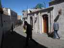 Harald, Valentin, Norbert und Roland in der Barrio de San Lázaro in Arequipa (5. Juli)