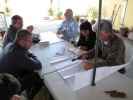 Roland, Norbert, Max, ? und Harald in der Escuela de Español Ari Quipay in Ariquipa (6. Juli)