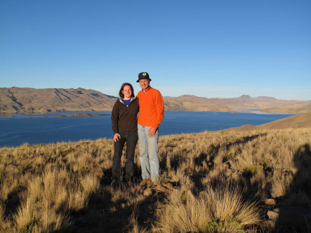 Daniela und ich bei der Laguna Lagunillas (19. Juli)