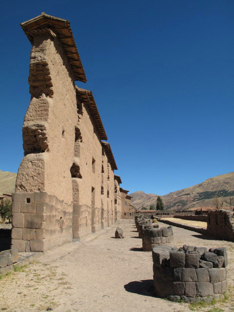 Templo de Wiracocha in Raqchi (20. Juli)