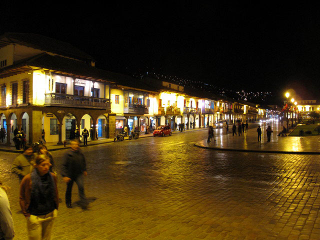 Plaza de Armas in Cusco, 3.399 m (20. Juli)