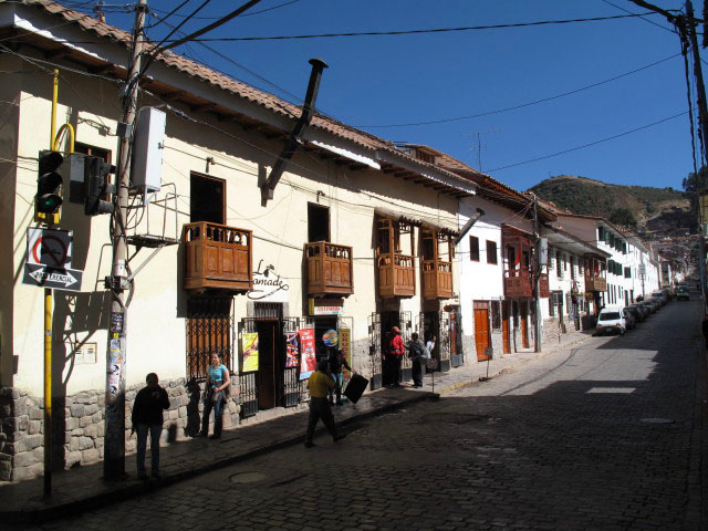 Calle Choquechaca in Cusco (21. Juli)