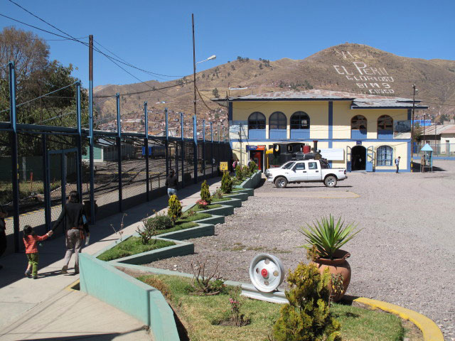 Estacion del Sur Wanchaq in Cusco (21. Juli)