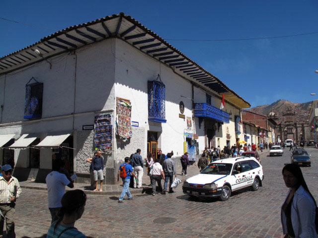 Plaza de San Francisco in Cusco (21. Juli)