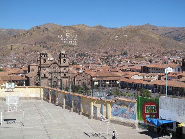 Plaza de Armas in Cusco (21. Juli)