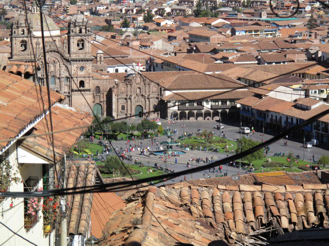 Plaza de Armas in Cusco (21. Juli)