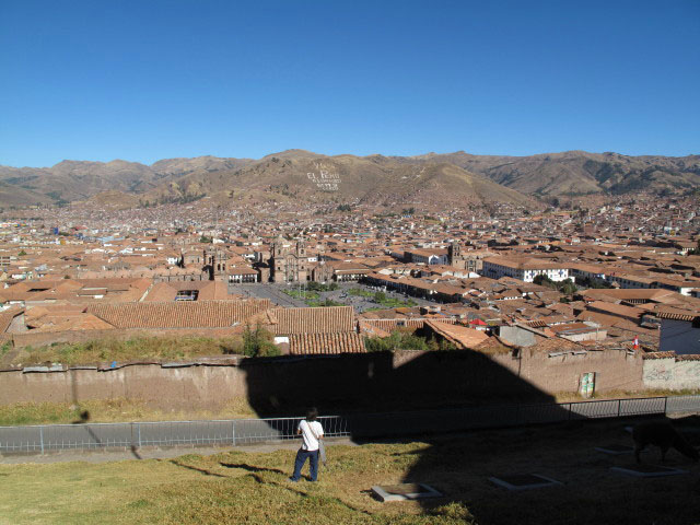 bei der Iglesia de San Cristóbal in Cusco (21. Juli)