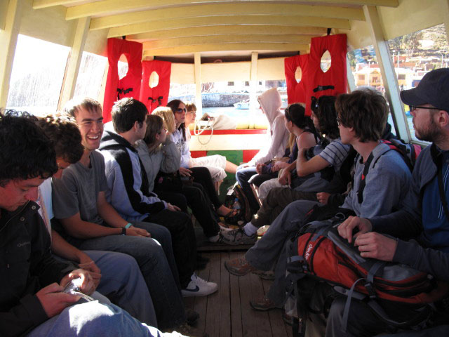 Valentin und Norbert am Lago Titicaca, 3.810 m (23. Juli)