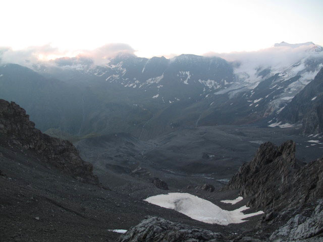 vom Hintergrat Richtung Südosten (21. Aug.)